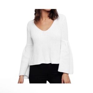 EUC Free People white knit sweater